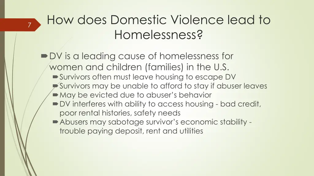 how does domestic violence lead to homelessness 1