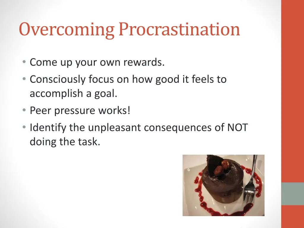 overcoming procrastination