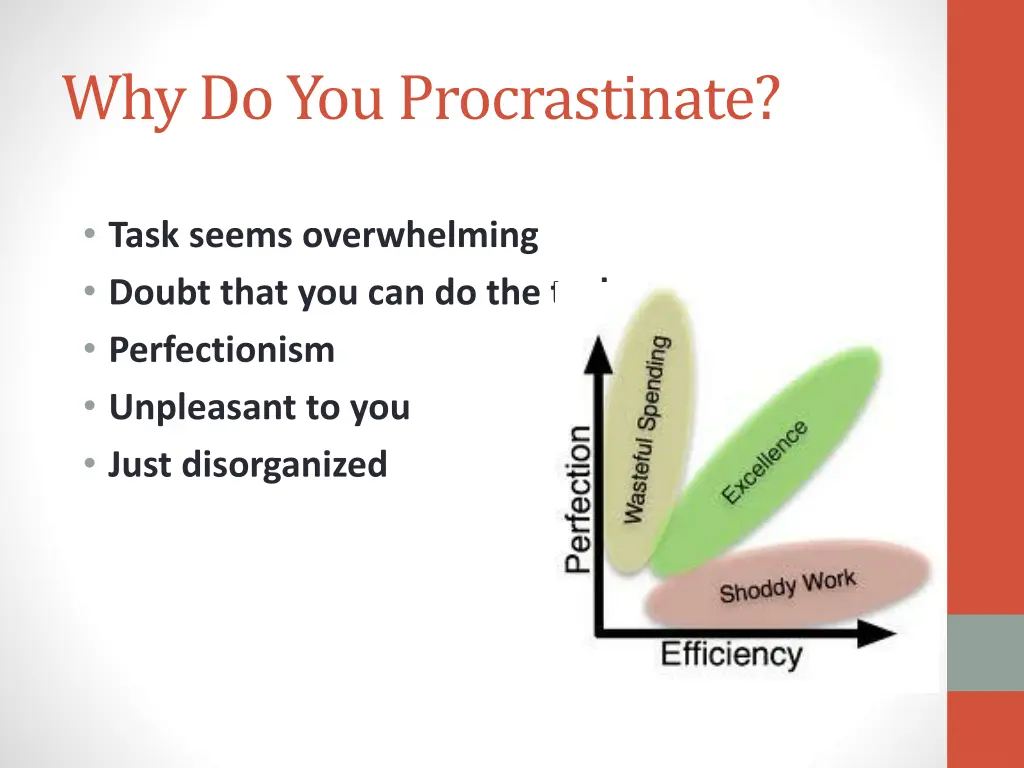 why do you procrastinate