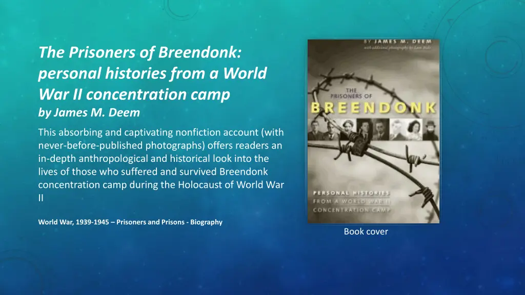 the prisoners of breendonk personal histories