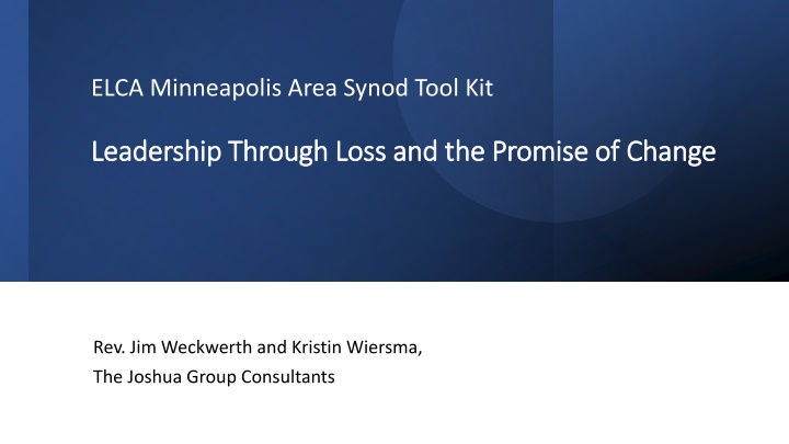 elca minneapolis area synod tool kit