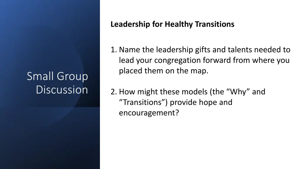 leadership for healthy transitions 1