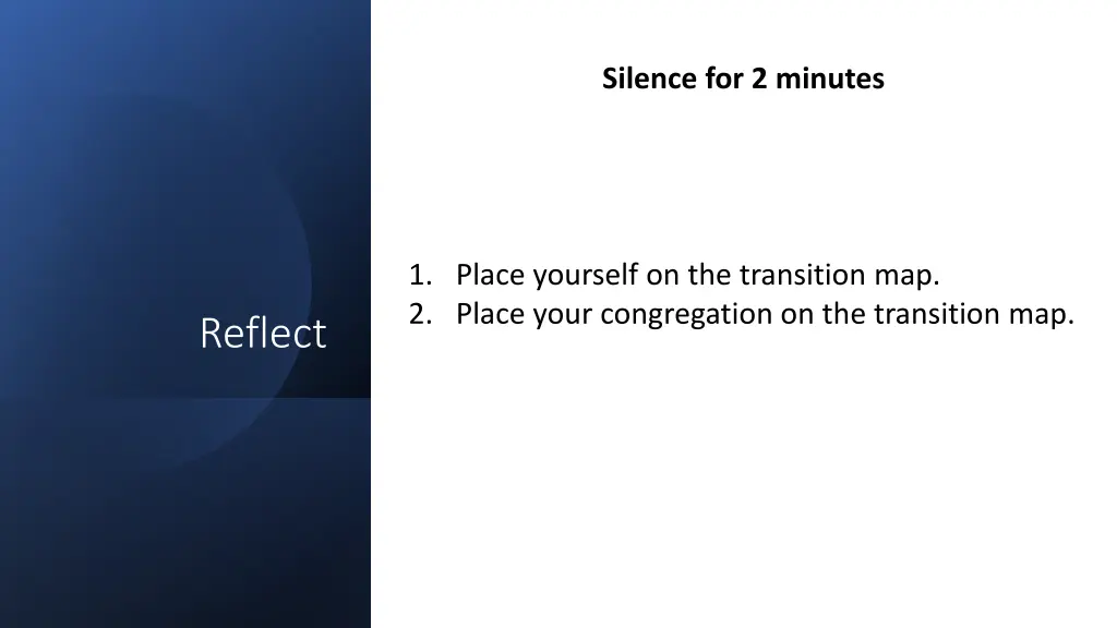 silence for 2 minutes