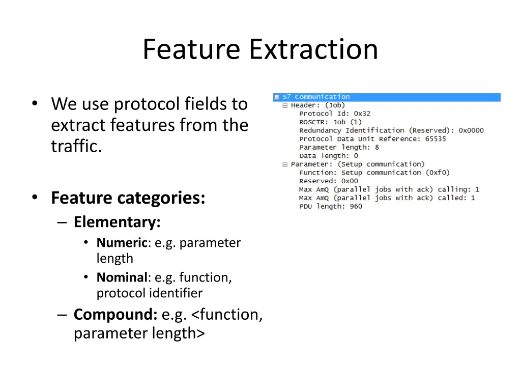 feature extraction