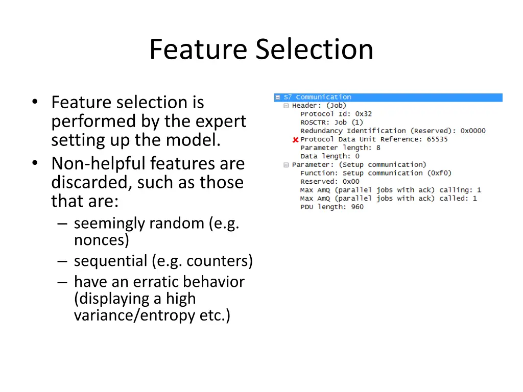 feature selection