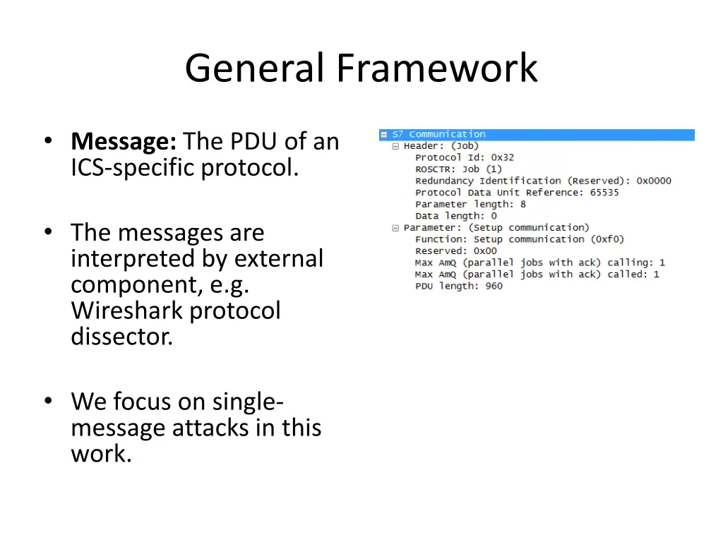 general framework