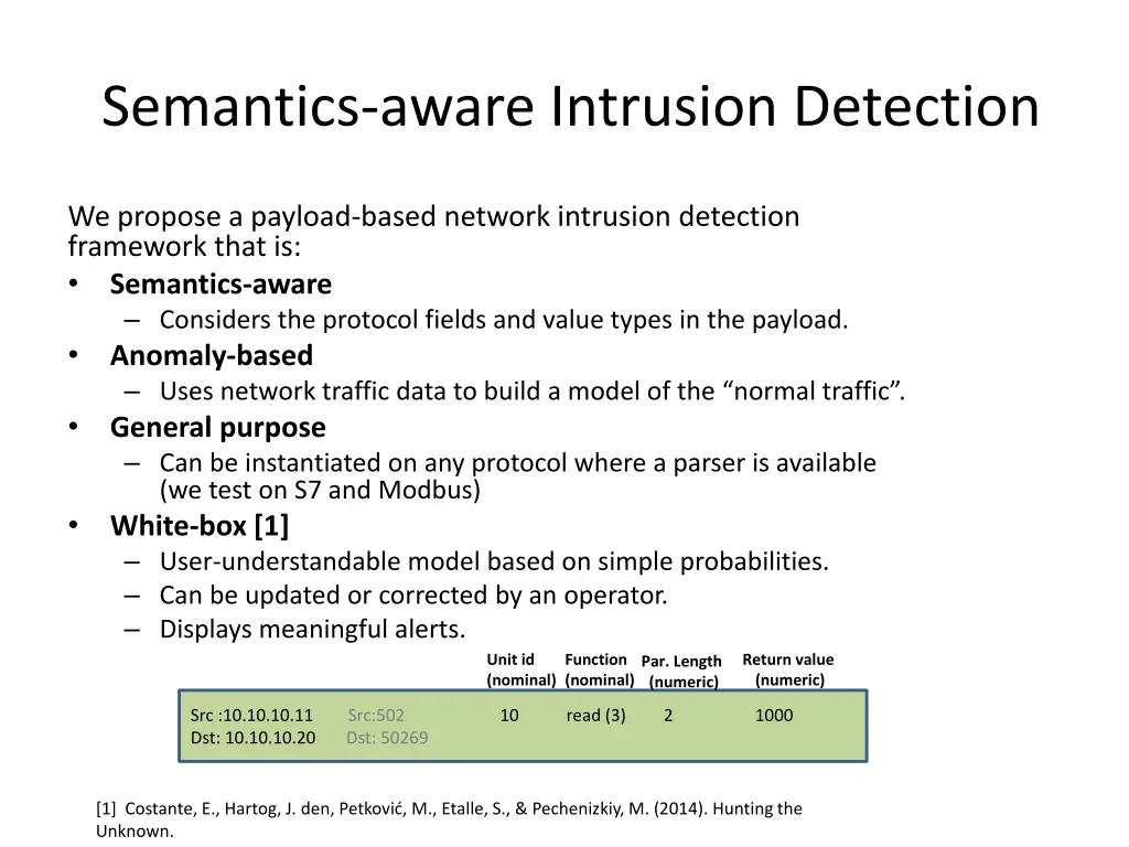 semantics aware intrusion detection 1