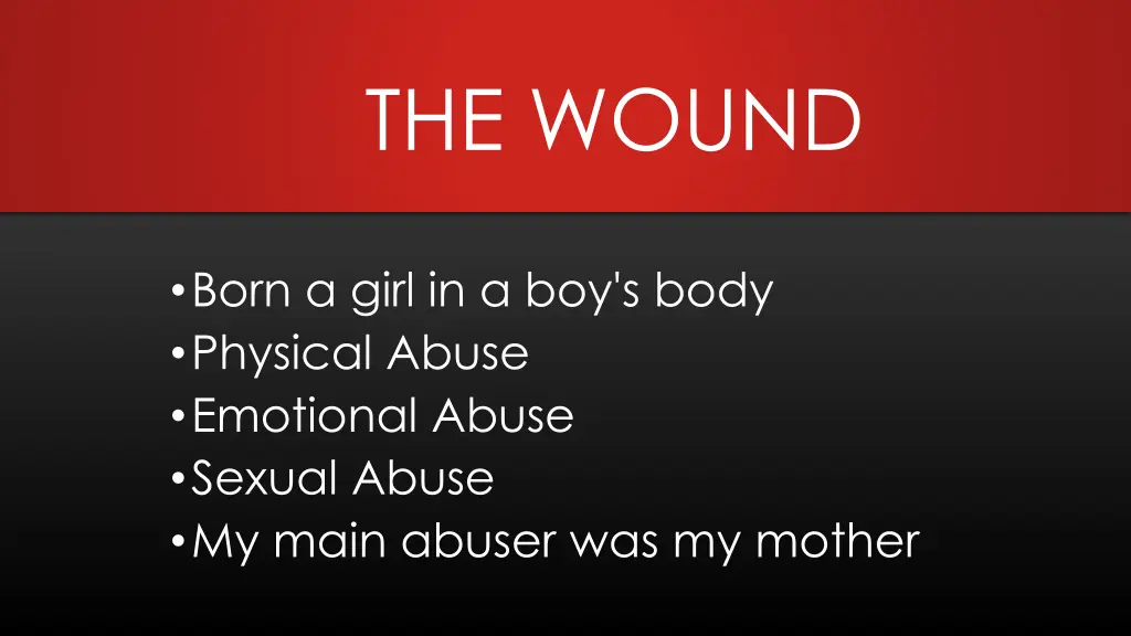 the wound