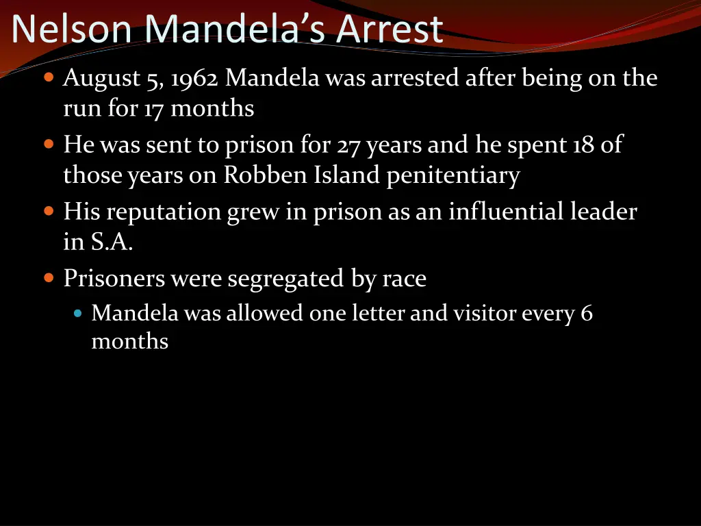 nelson mandela s arrest august 5 1962 mandela