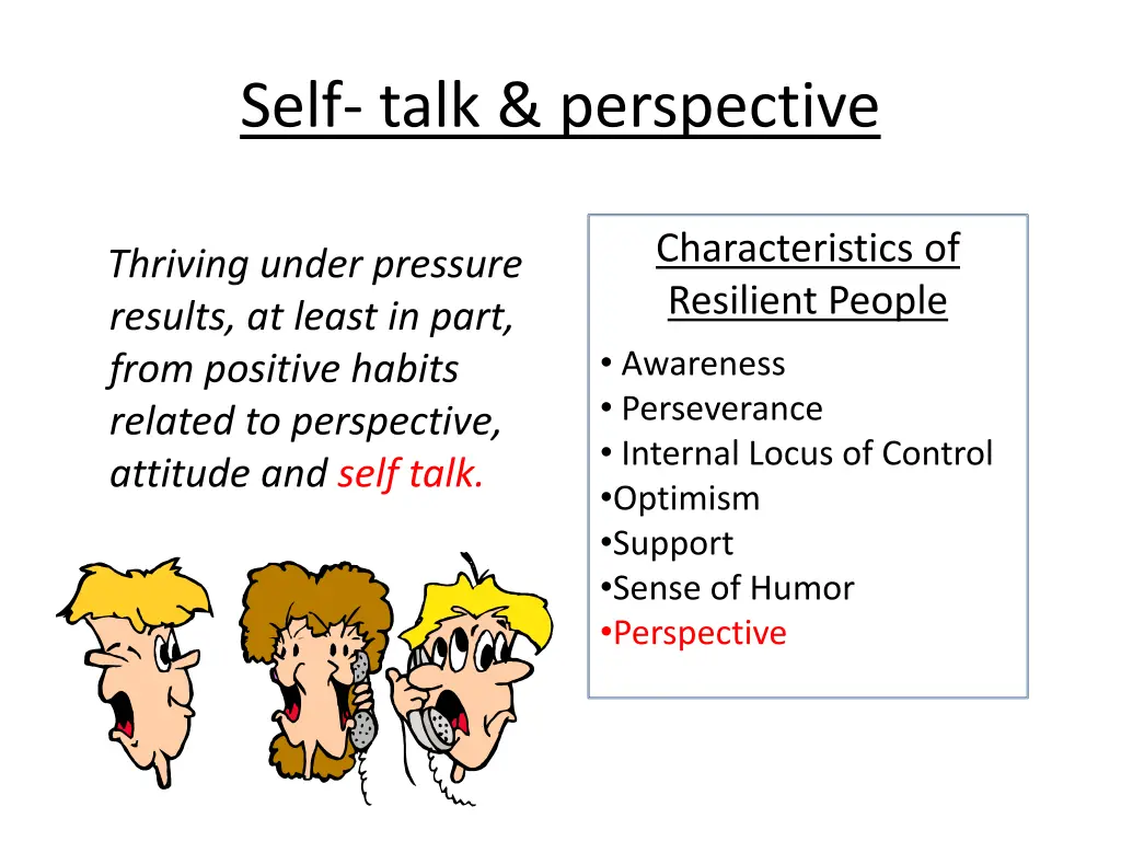 self talk perspective