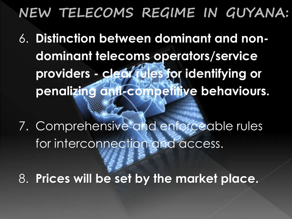 new telecoms regime in guyana 2