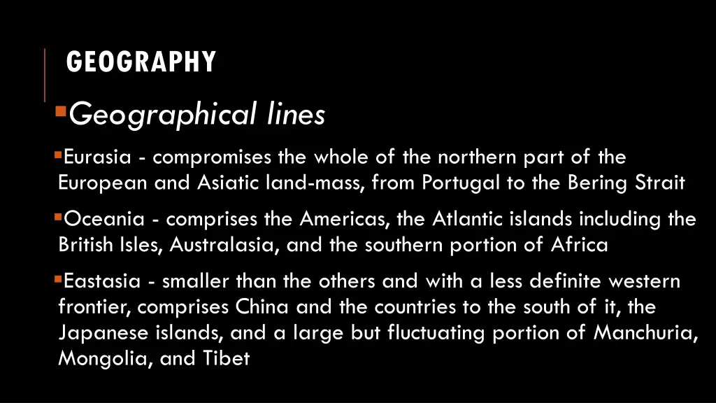 geography geographical lines eurasia compromises