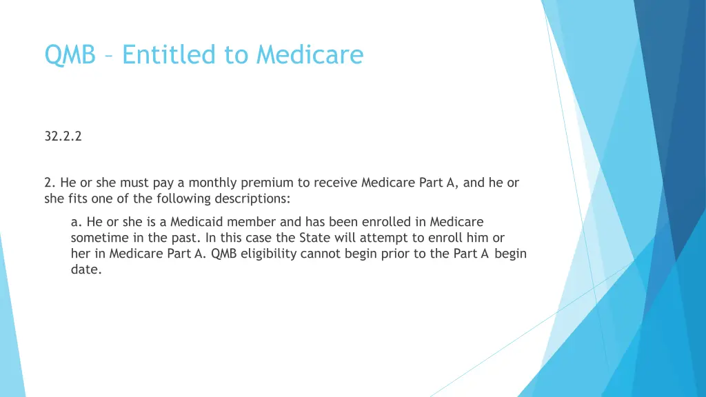 qmb entitled to medicare