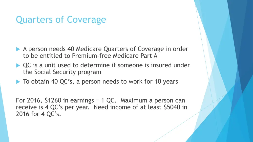 quarters of coverage