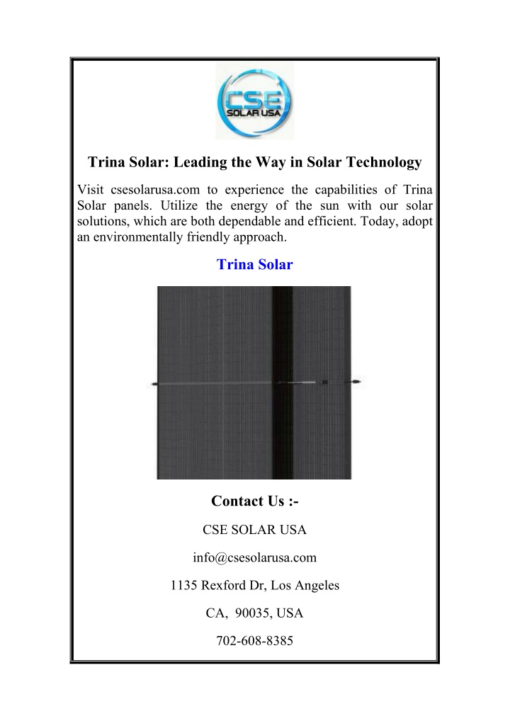 trina solar leading the way in solar technology