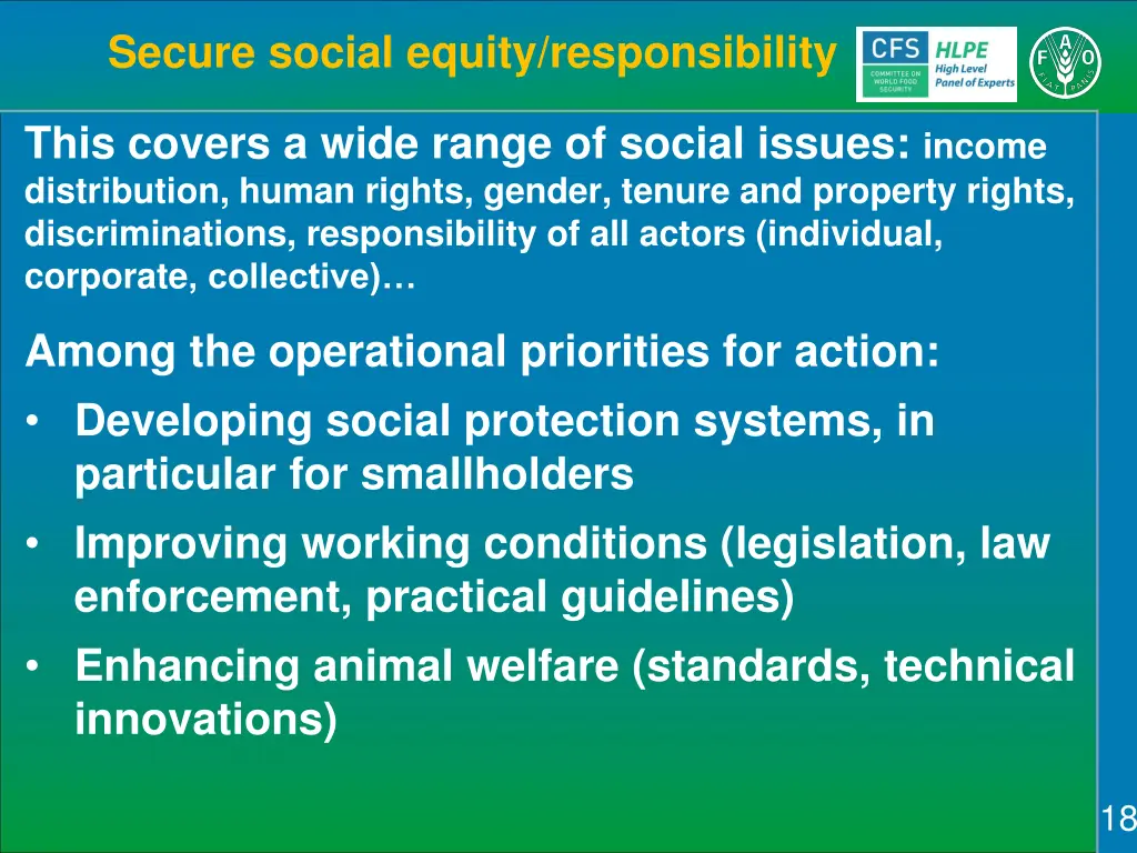 secure social equity responsibility