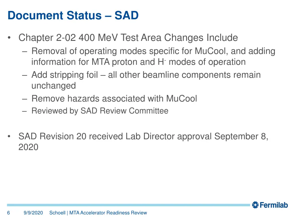 document status sad 1