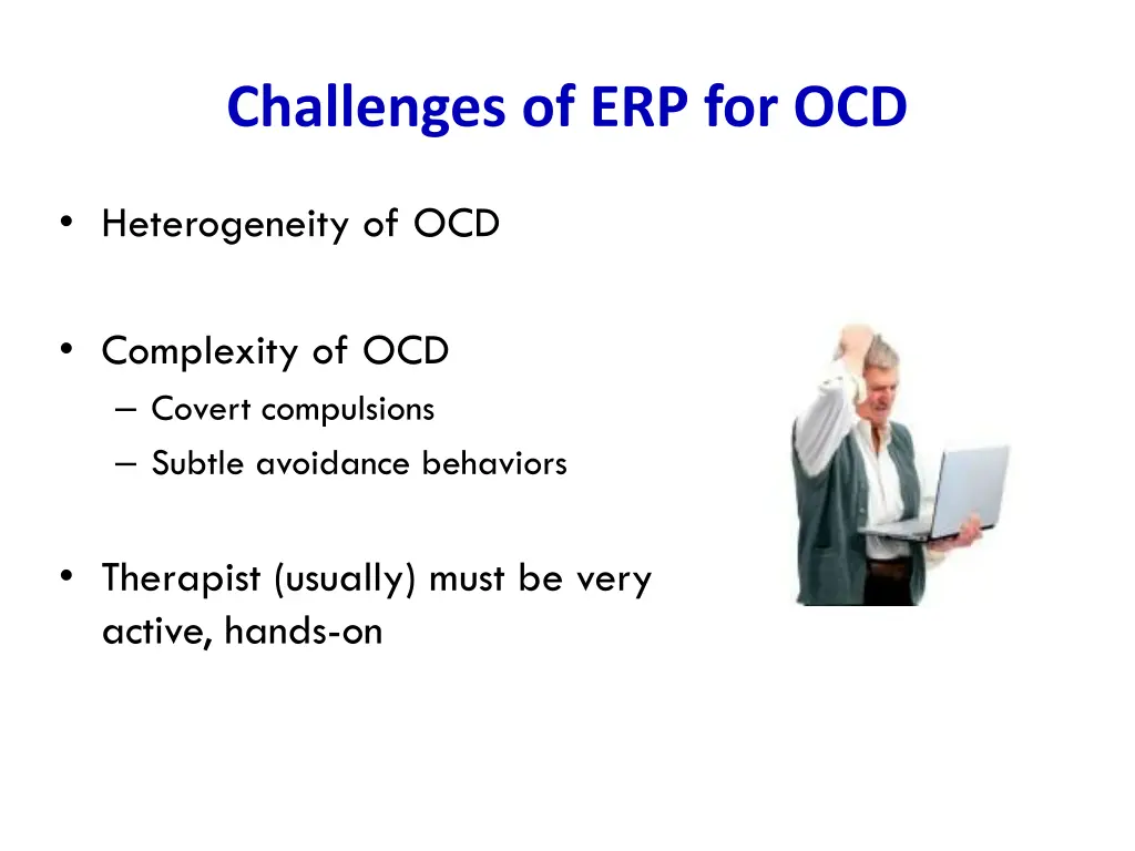 challenges of erp for ocd