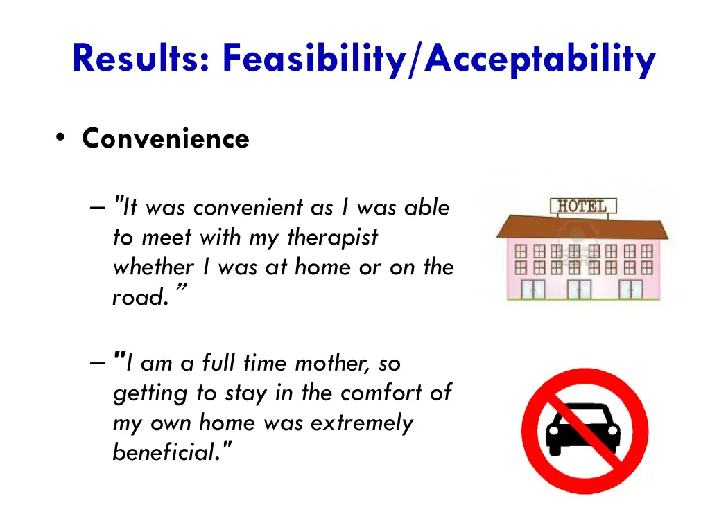 results feasibility acceptability 3