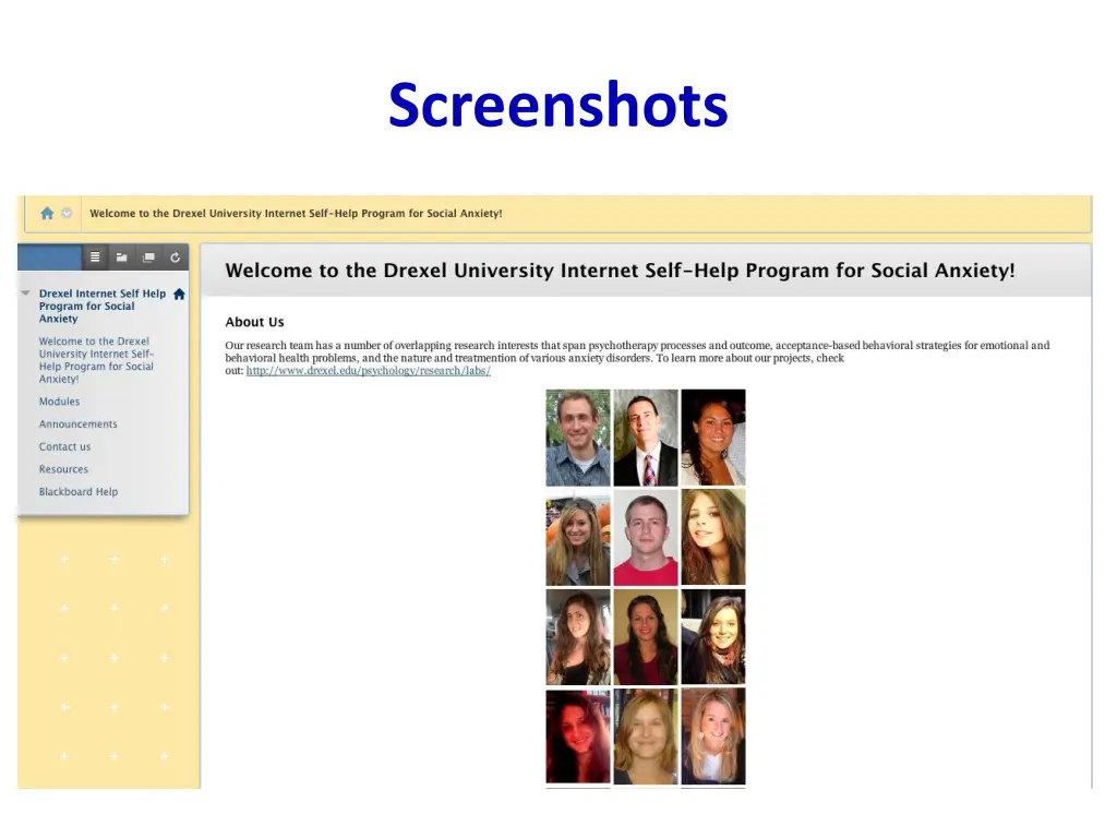 screenshots