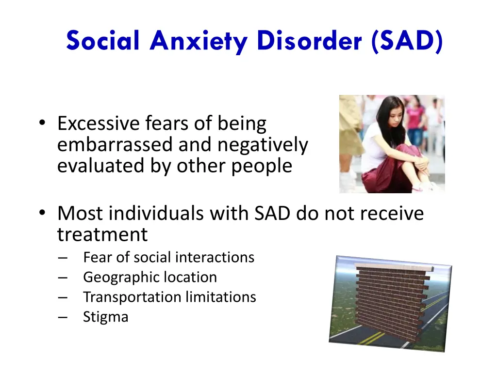 social anxiety disorder sad