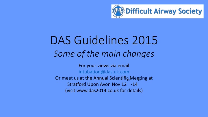 das guidelines 2015 some of the main changes