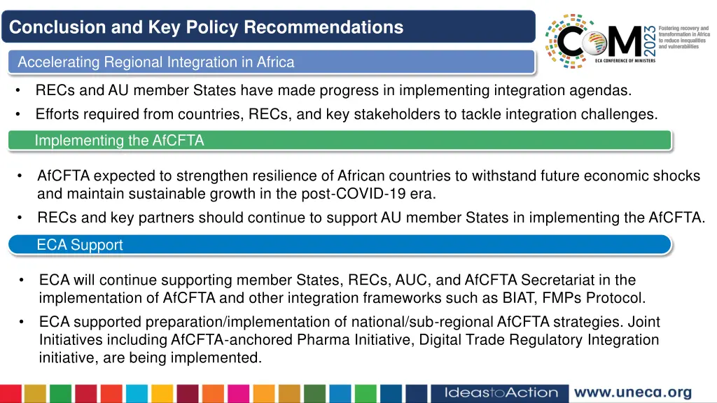 conclusion and key policy recommendations