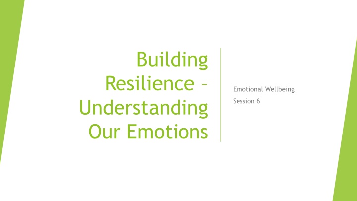 building resilience understanding our emotions