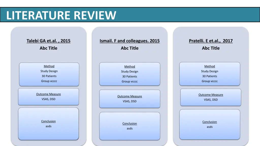 literature review