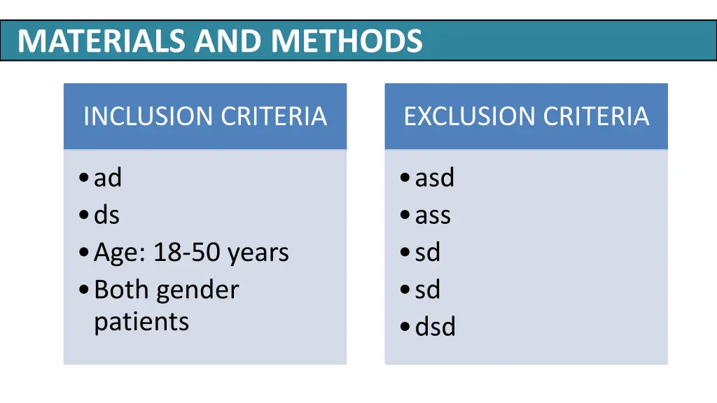 materials and methods 1