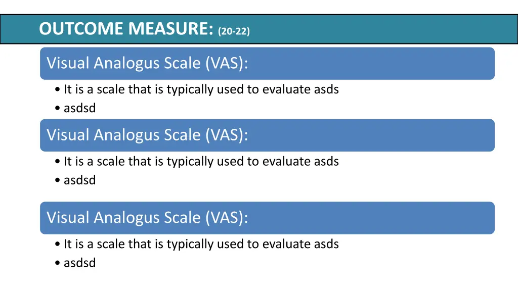 outcome measure 20 22 1