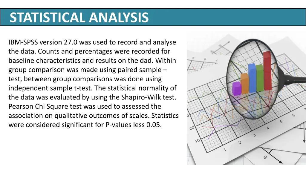 statistical analysis