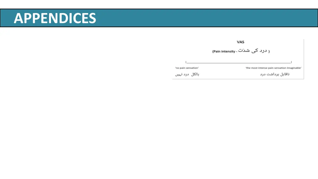 stud variables appendices