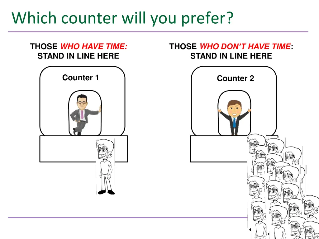 which counter will you prefer