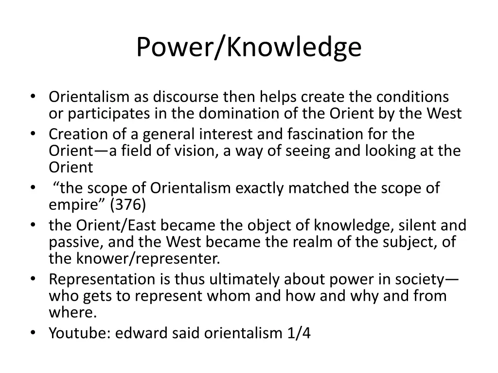 power knowledge