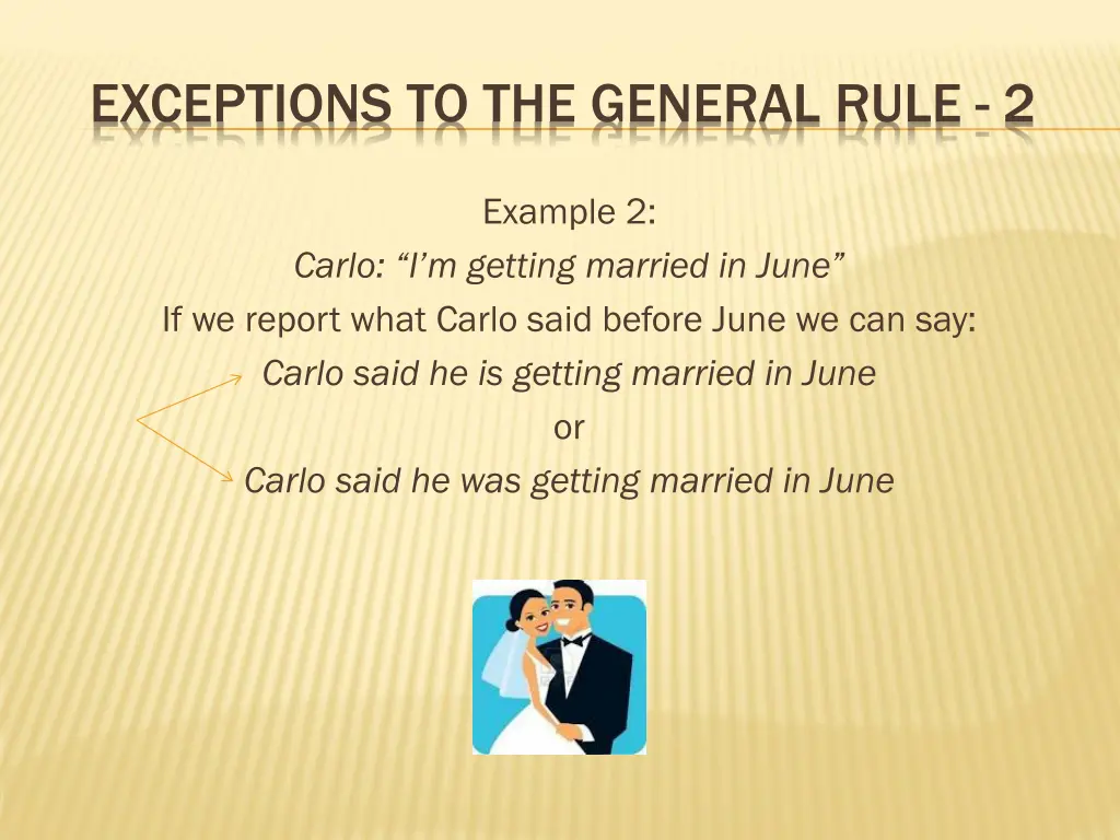 exceptions to the general rule 2