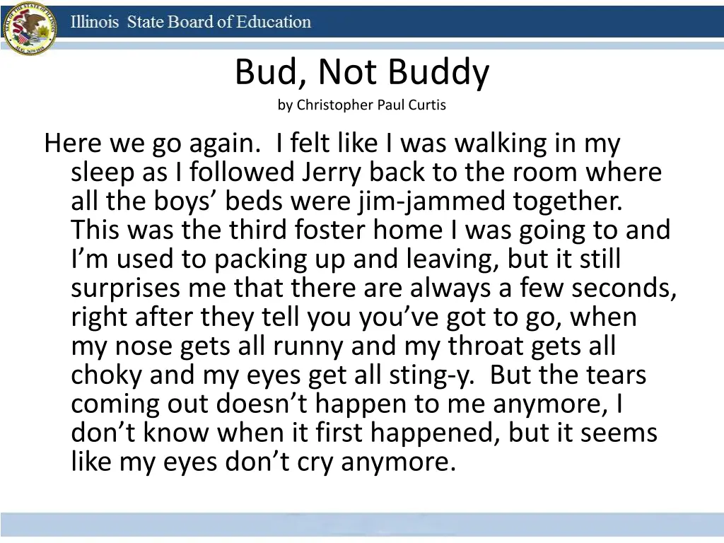 bud not buddy by christopher paul curtis 11