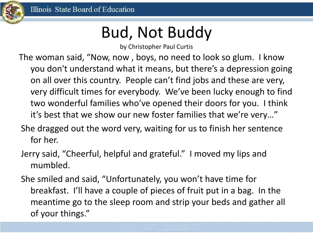 bud not buddy by christopher paul curtis 2