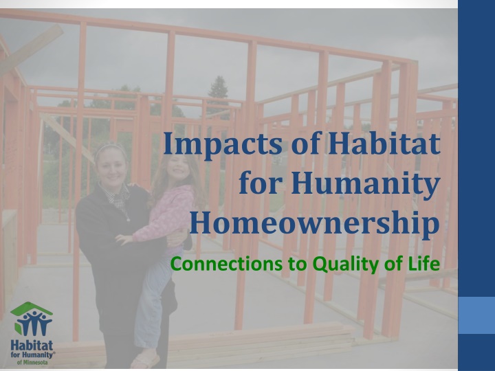 impacts of habitat for humanity homeownership