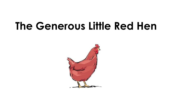 the generous little red hen