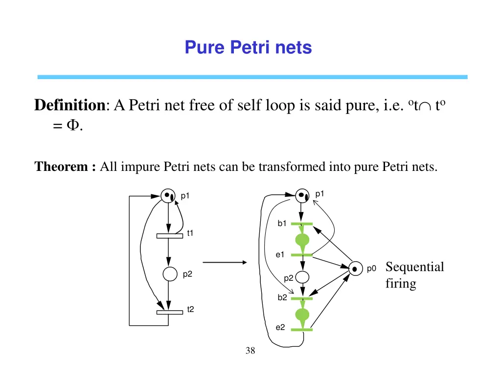 pure petri nets