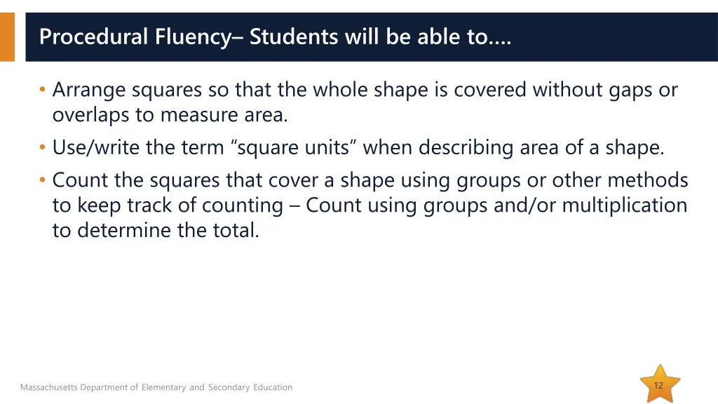 procedural fluency students will be able to