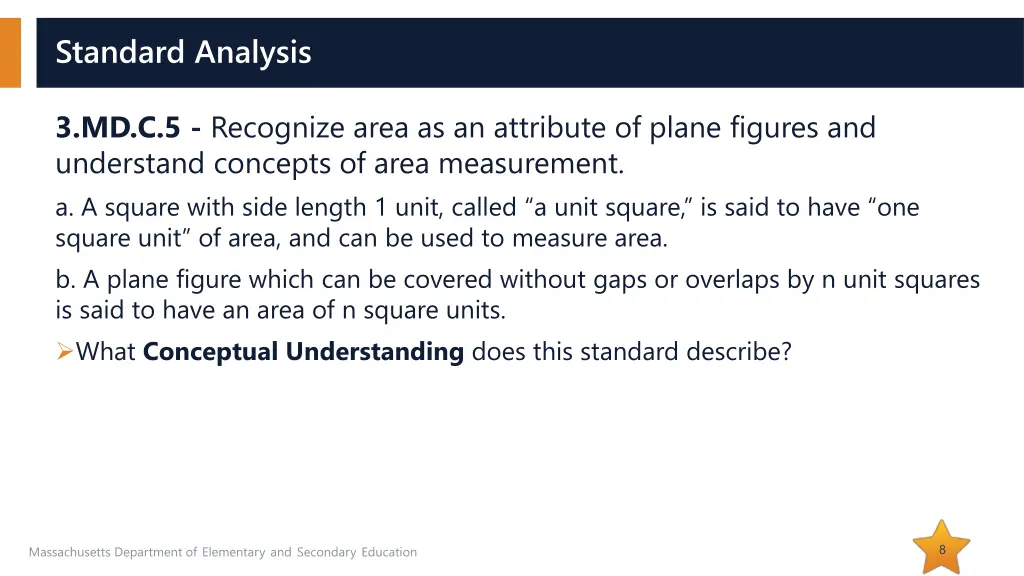 standard analysis 1