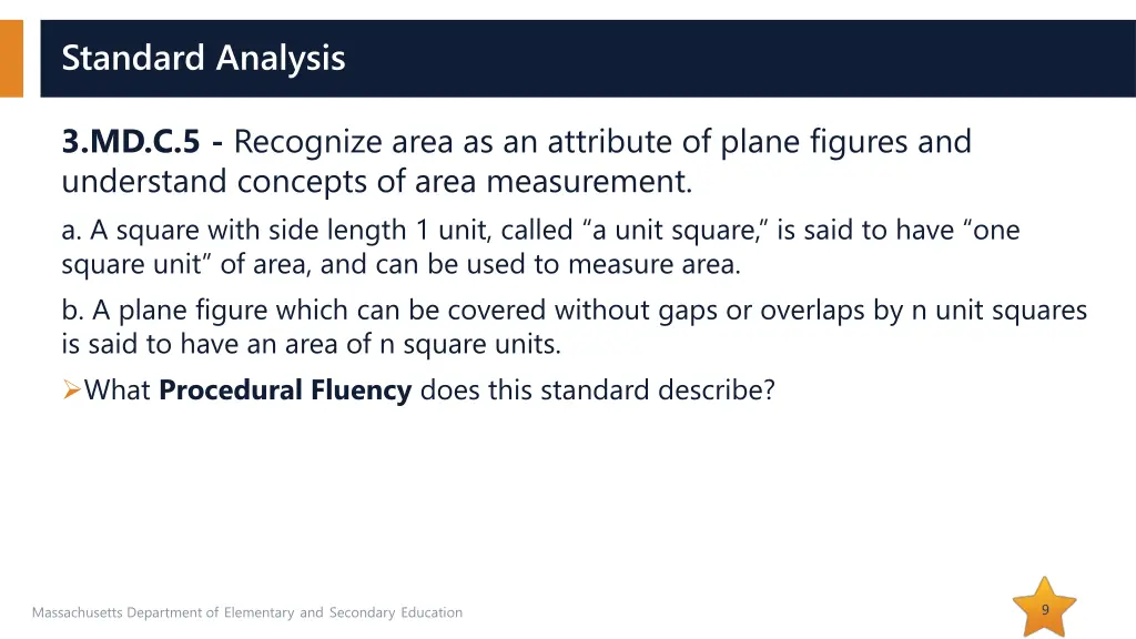 standard analysis 2