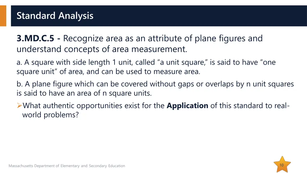 standard analysis 3