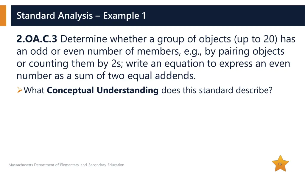 standard analysis example 1 1