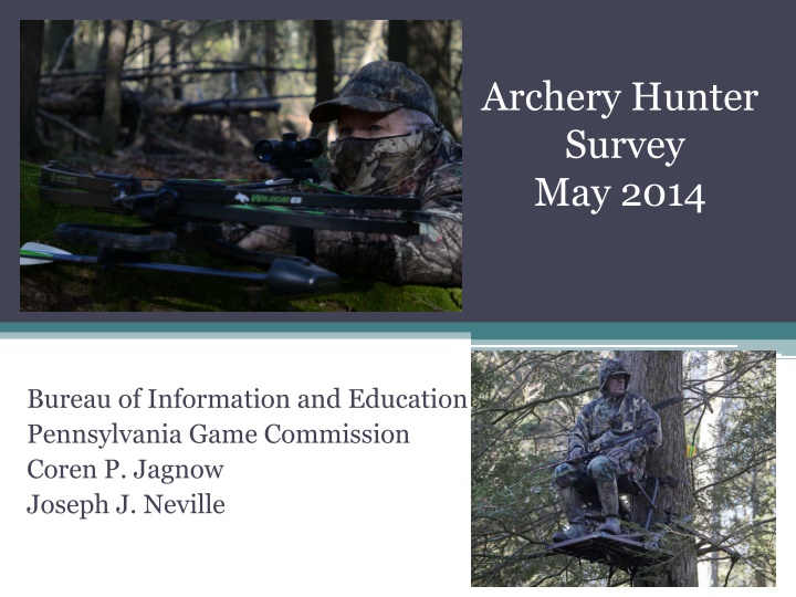 archery hunter survey may 2014