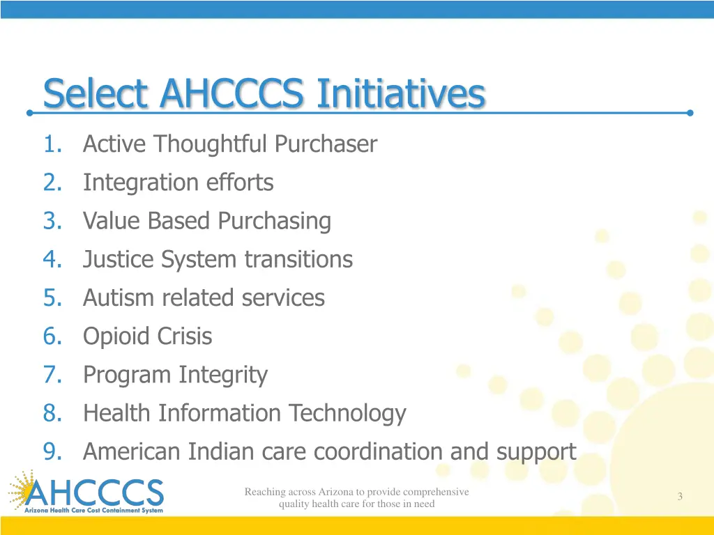 select ahcccs initiatives