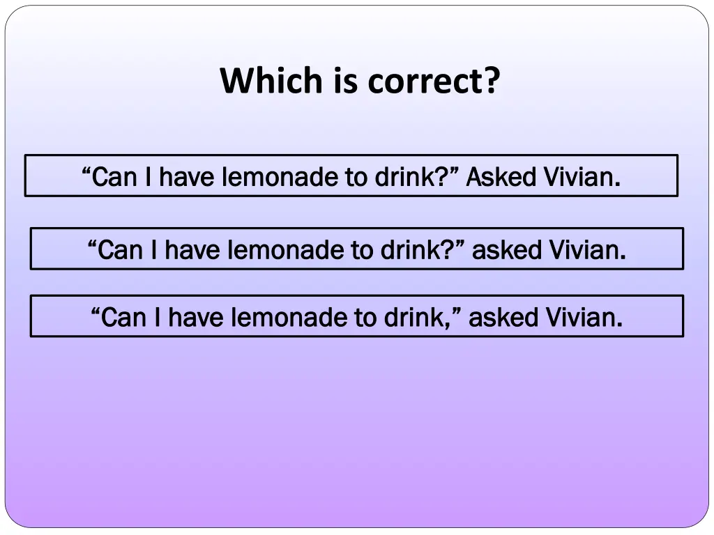 which is correct