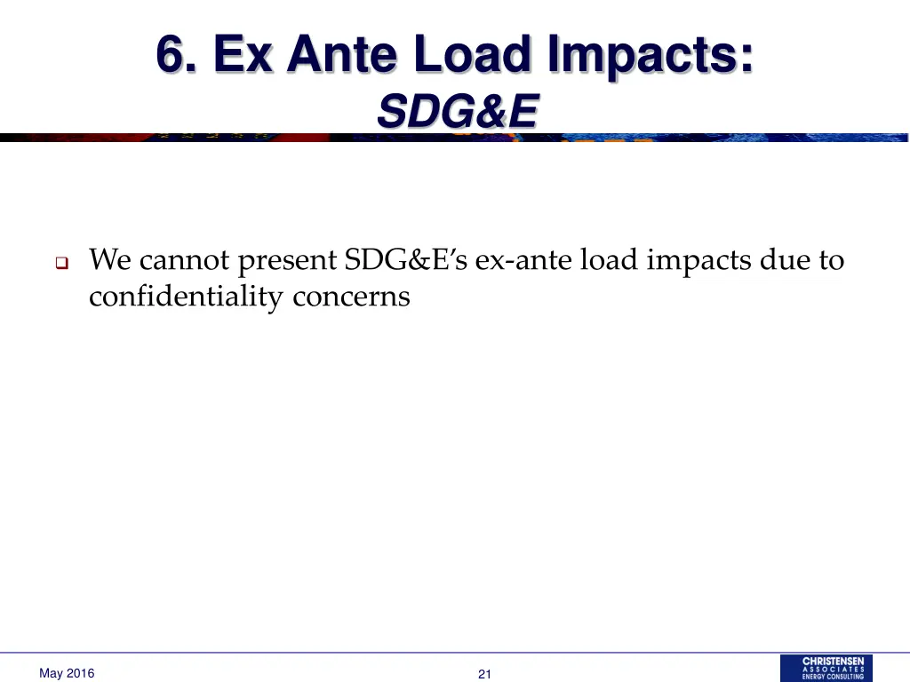 6 ex ante load impacts sdg e